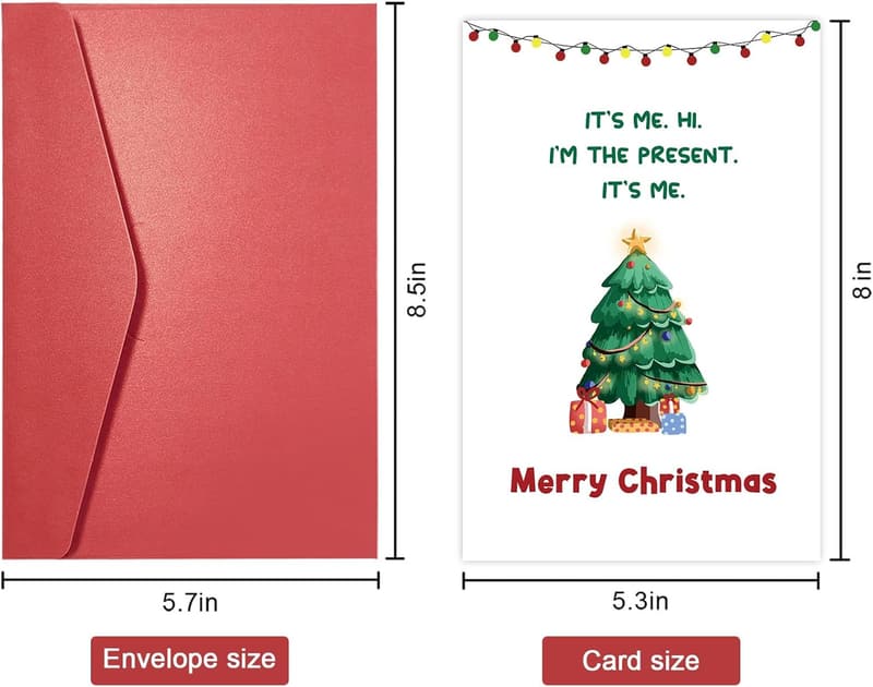Funny Christmas Card for Music Fans - Witty Holiday Greeting