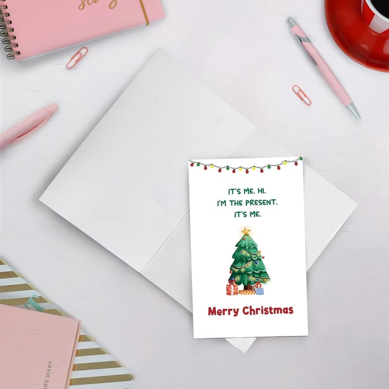 Funny Christmas Card for Music Fans - Witty Holiday Greeting