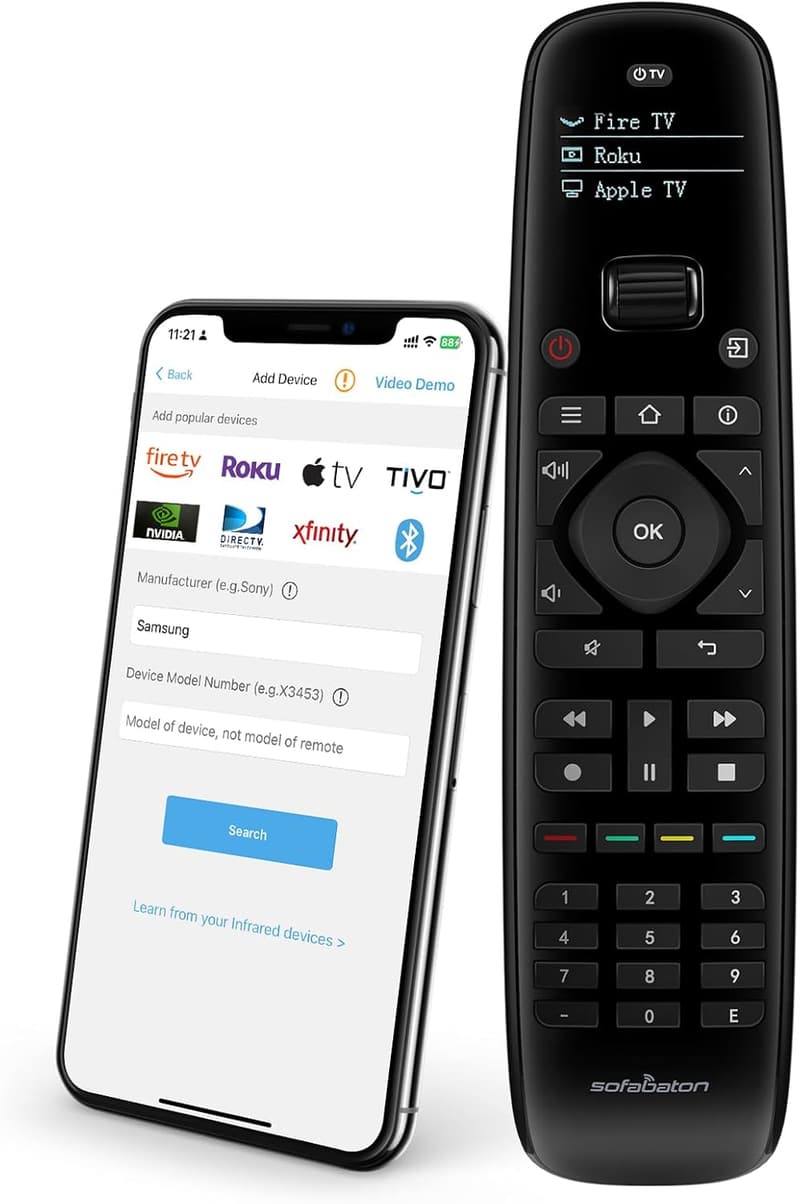 SofaBaton U2 Universal Remote Control with APP Integration