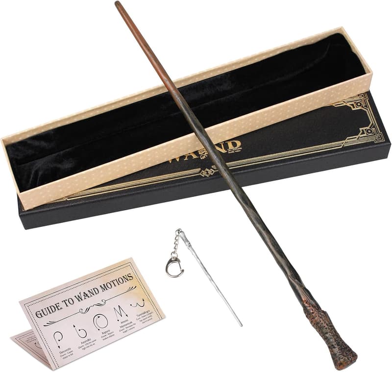 Witch Cosplay Magic Wizard Wand with Gift Box for Kids