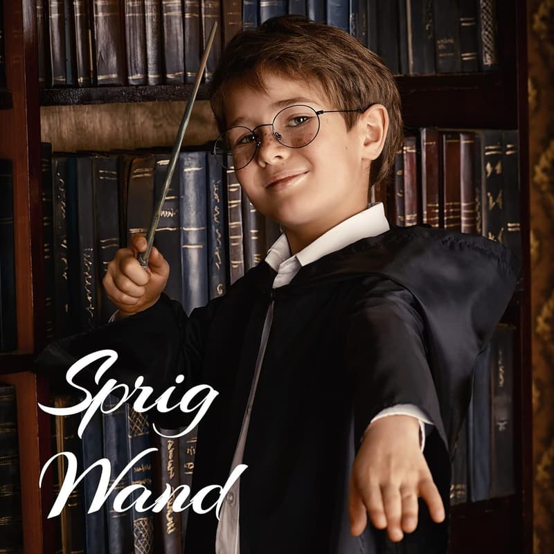 Witch Cosplay Magic Wizard Wand with Gift Box for Kids