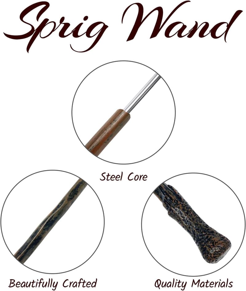 Witch Cosplay Magic Wizard Wand with Gift Box for Kids