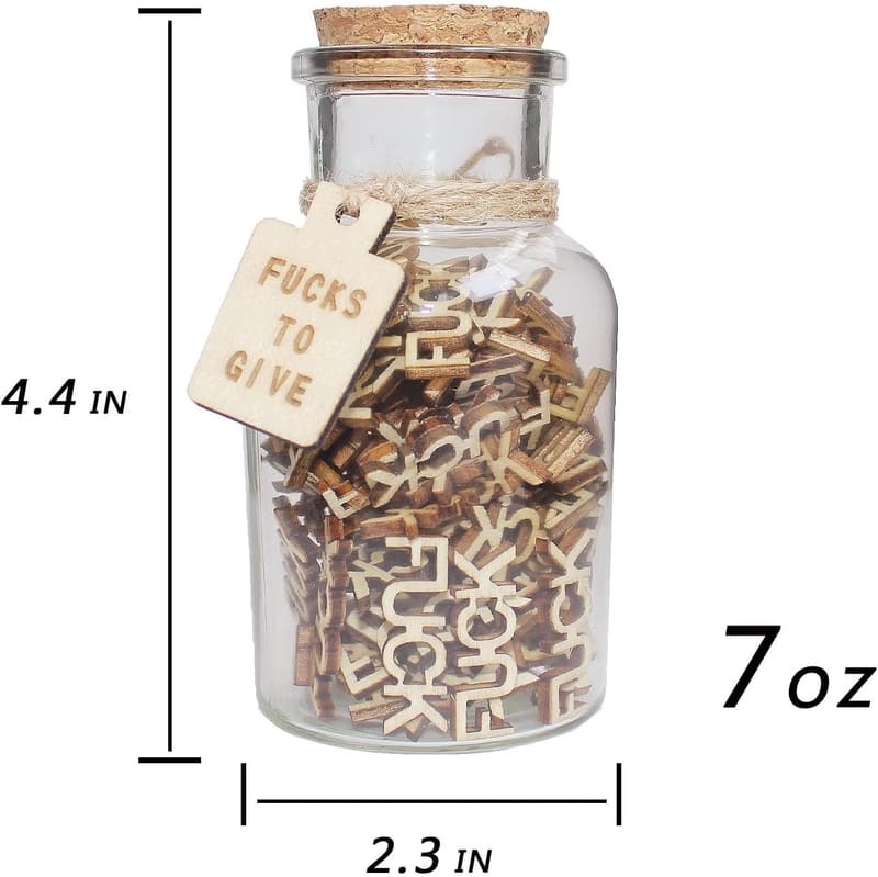 Funny Fuck Jar - Office Desk Decor Gift for Him/Her