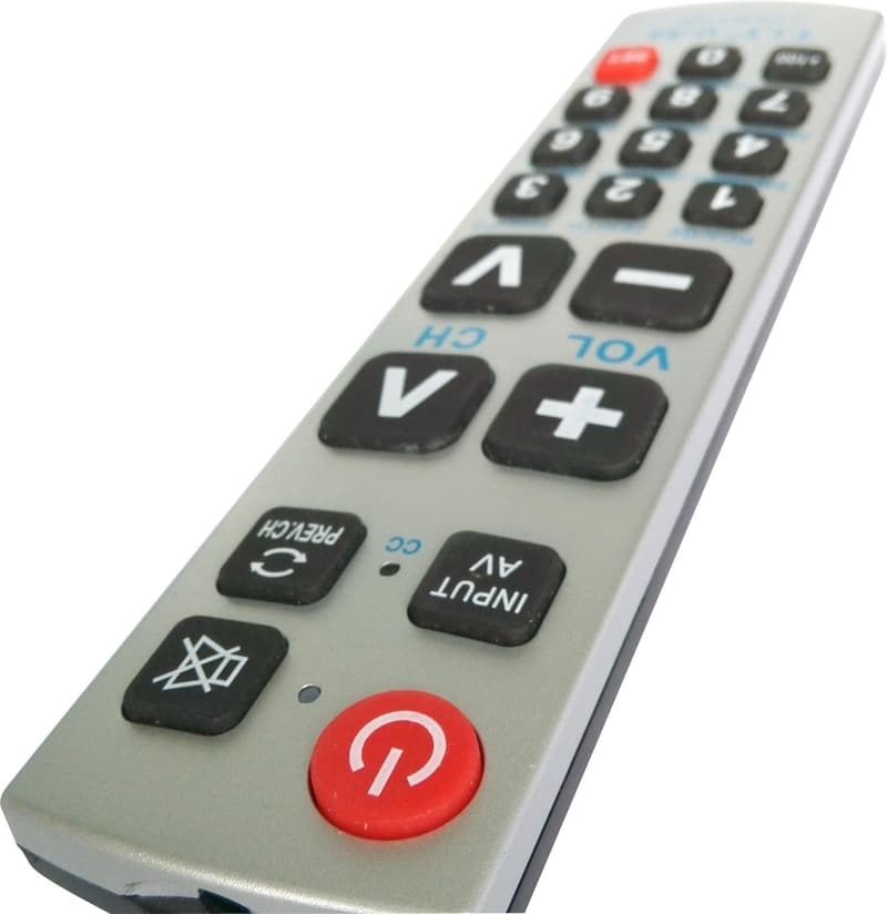 Universal Remote Control with Big Buttons - Gmatrix U-43