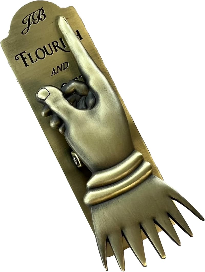 Harry Potter Gold Metal Journal Clip - Decorative Bookmark
