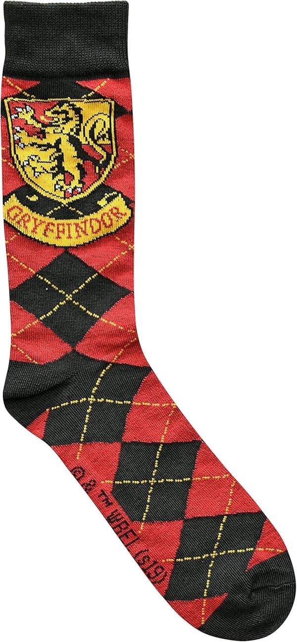 Harry Potter Argyle Crew Socks for Men