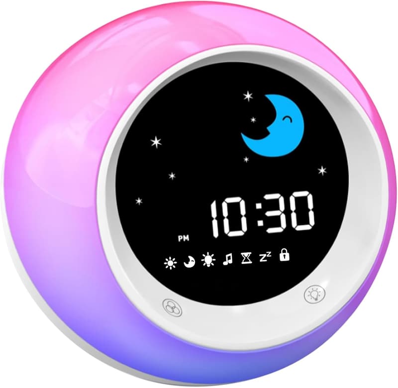 Kids' Sleep Trainer Alarm Clock with Wake Up Light