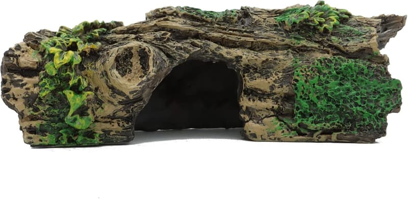 Resin Hollow Tree Trunk Aquarium Ornament for Bettas