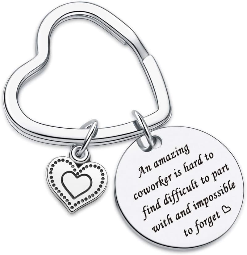 Coworker Appreciation Keychain Gift for Farewell or Retirement