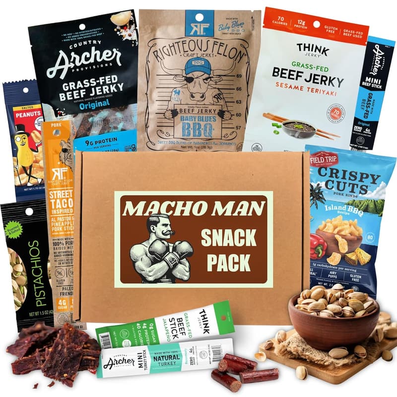 High Protein Beef Jerky Gift Box for Men