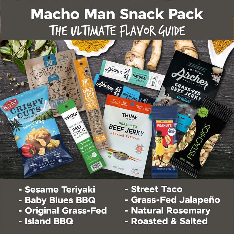 High Protein Beef Jerky Gift Box for Men