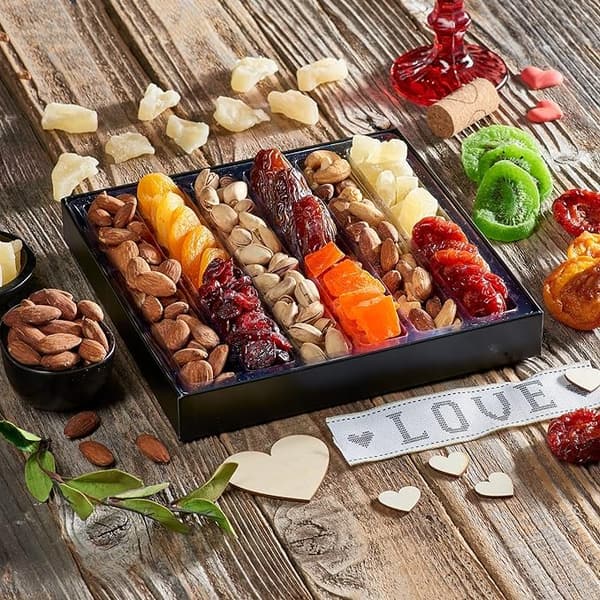 Birthday Dried Fruit & Nuts Gift Basket - Gourmet Snack Box