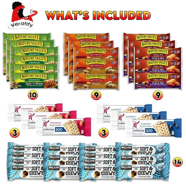 Healthy Mixed Snack Box Gift Basket - Assortment for Adults