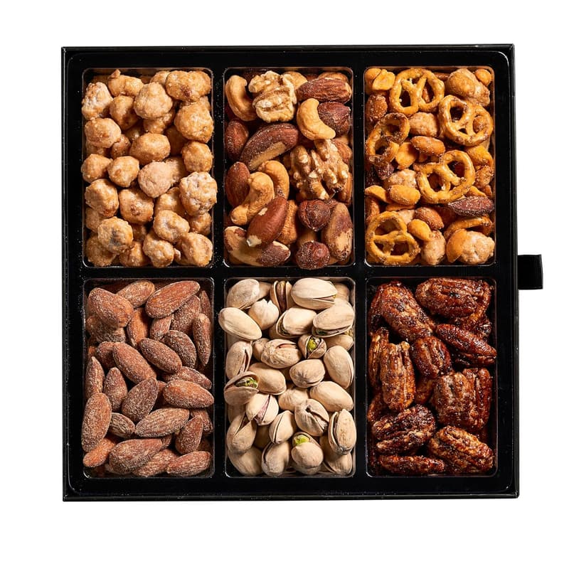 Easter Holiday Mixed Nuts Gift Basket in Elegant Box