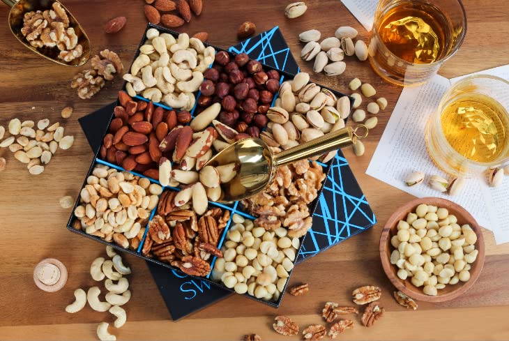Father's Day Gourmet Mixed Nut Gift Basket for Men
