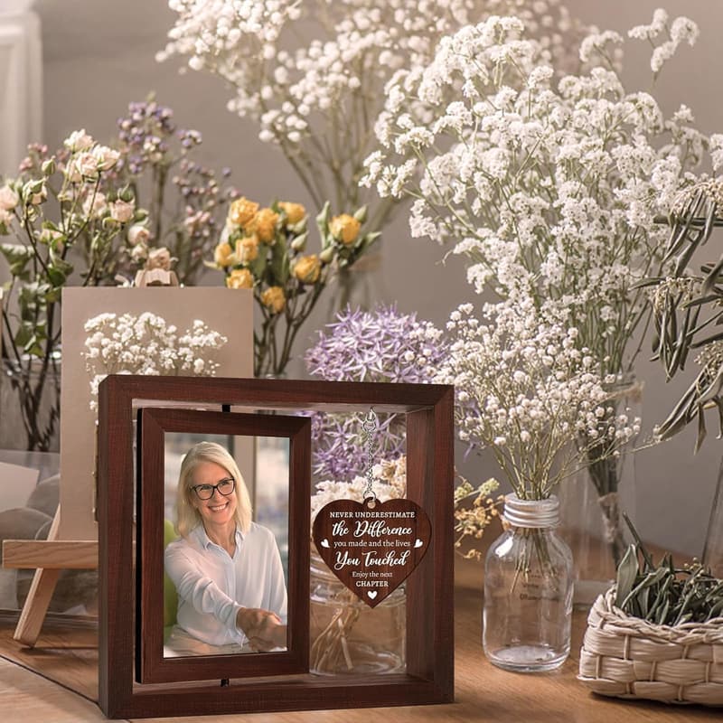Retirement Photo Frame Gift for Coworkers, 4x6 Inches