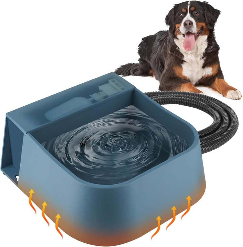 Heated Dog Water Bowl with Auto Fill – 2L Capacity