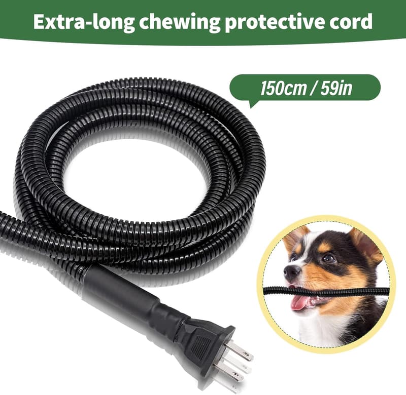 Automatic Heated Water Bowl for Outdoor Pets - BPA Free