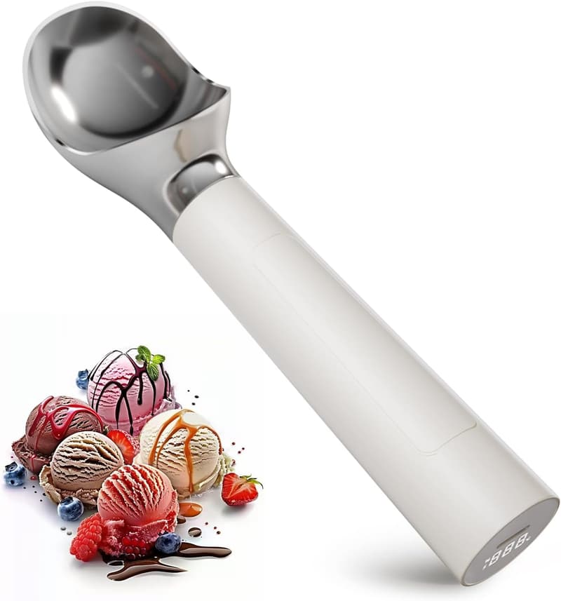 Heated Electric Ice Cream Scoop with Anti-Freeze Handle