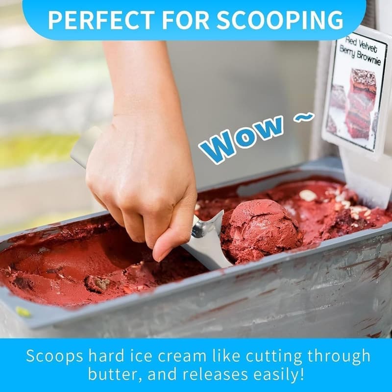 Professional Electric Heated Ice Cream Scoop with LED Display
