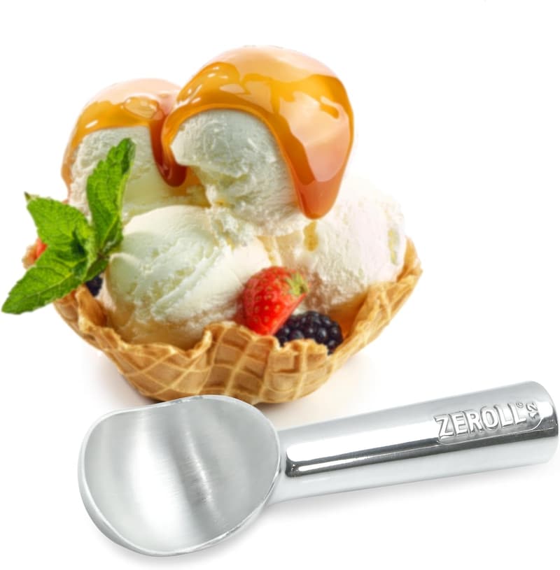 Zeroll Ice Cream Scoop with Heat Conductive Handle, Silver