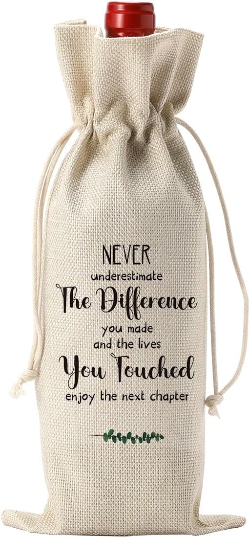 Coworker Farewell Wine Bag Gift for Women