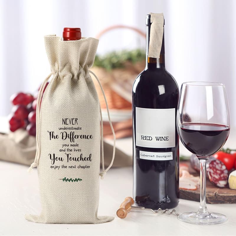 Coworker Farewell Wine Bag Gift for Women
