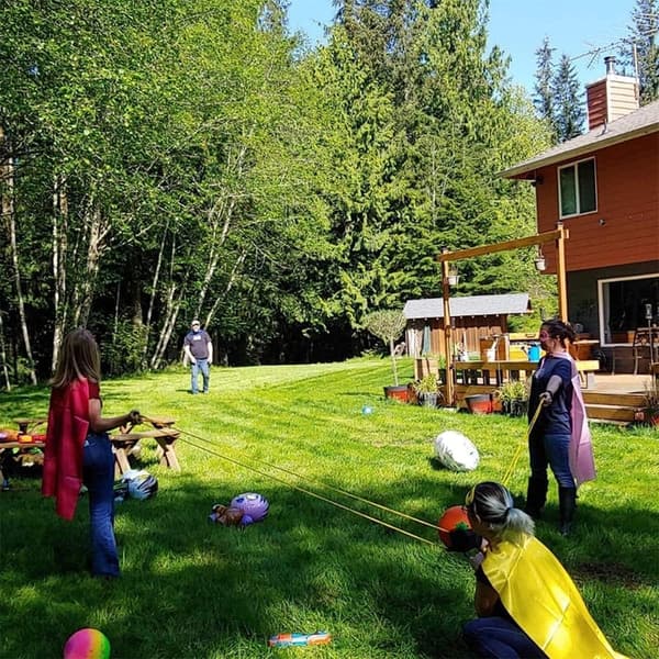 Water Balloon Launcher - 500-Yard Slingshot for Kids & Adults