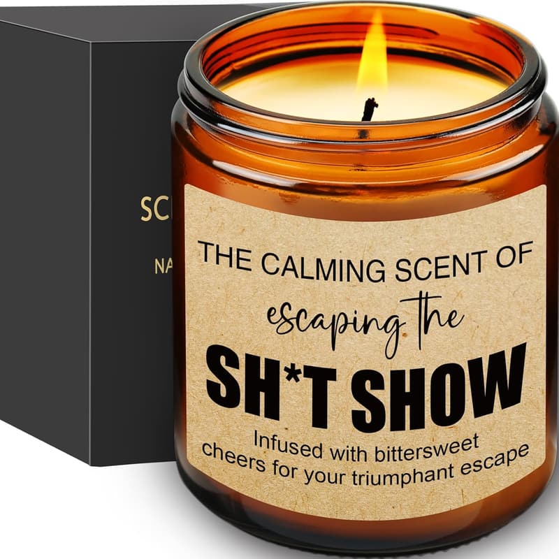Farewell Scented Candles - Funny Moving Away Gift for Coworkers