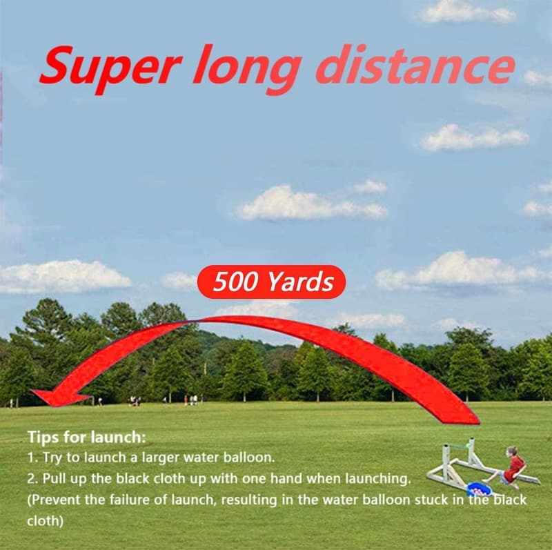 Water Balloon Launcher – 500 Yard Heavy-Duty Slingshot