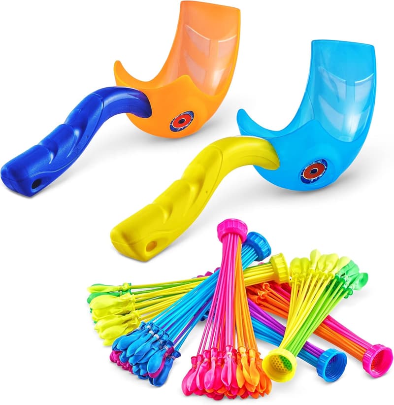 Tropical Water Balloon Launcher Set for Summer Fun