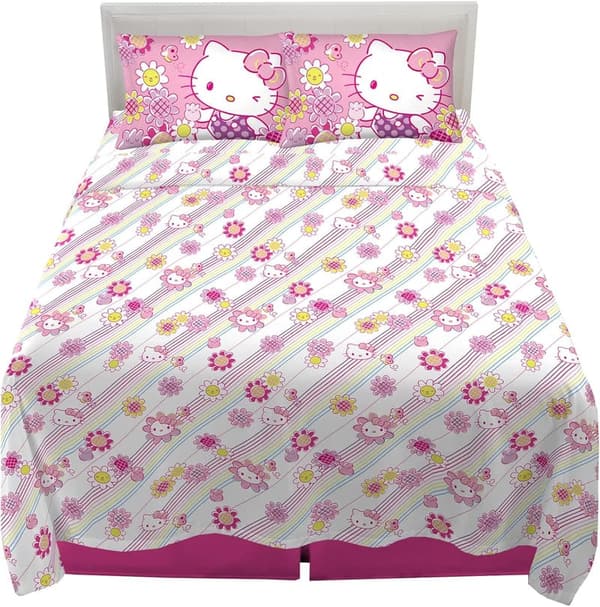 Hello Kitty Super Soft Microfiber Sheet Set for Kids, Full