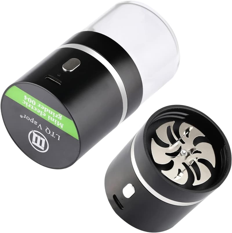 Compact Electric Spice Grinder with 50ml Jar, 400mAh Battery