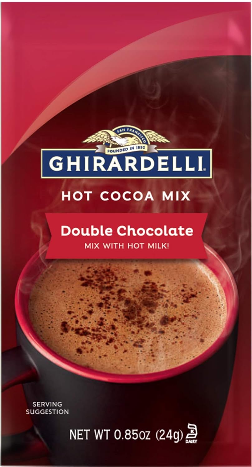 Ghirardelli Double Chocolate Hot Cocoa Mix - 10 Packets