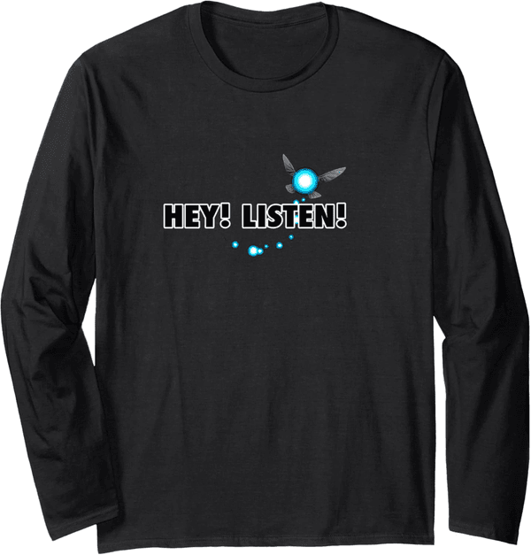 Zelda Navi Blue Trail Long Sleeve T-Shirt