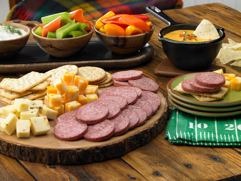 Johnsonville Beef Summer Sausage - Protein Snack for Charcuterie