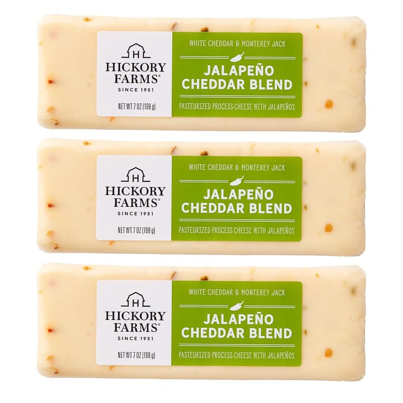 Savory Jalapeño Cheddar Cheese Blend - 3 Pack (7 oz Each)