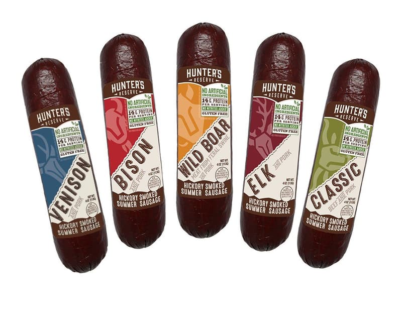 Hickory Smoked Wild Game Sausages Variety Gift Pack