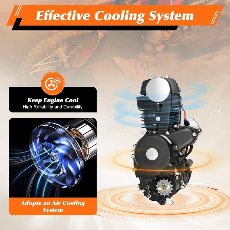 125cc Electric Start Engine Kit for Go-Kart & ATV