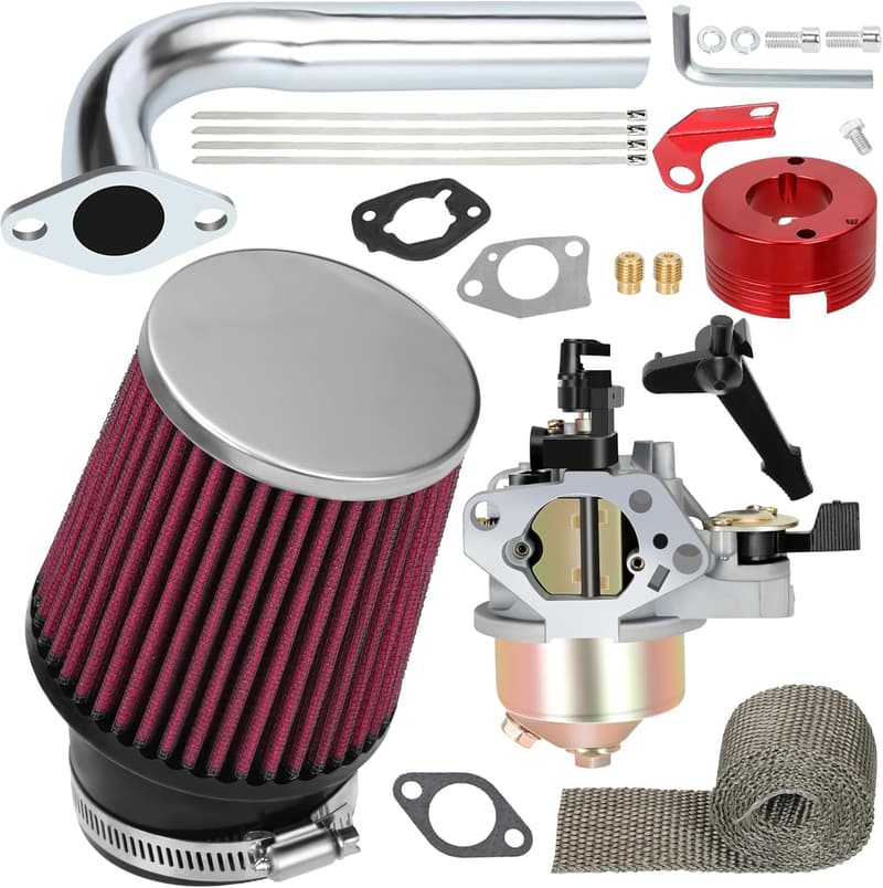 Stage 2 Carburetor Assembly for Predator 420 Mini Bikes and Go Karts