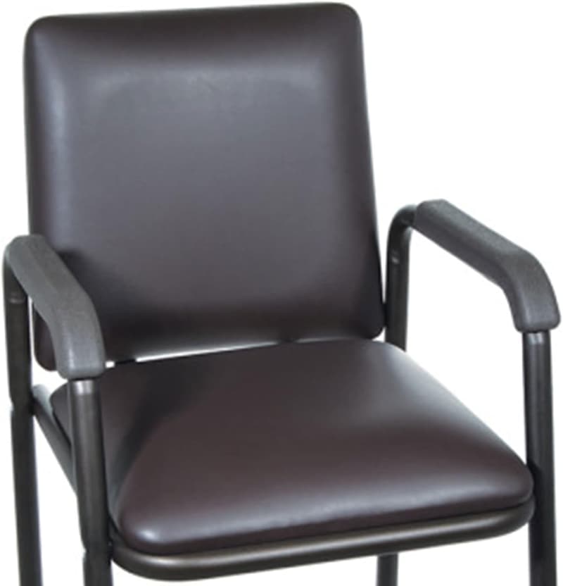 Drive Medical Hip High Chair with Back and Arms - Brown