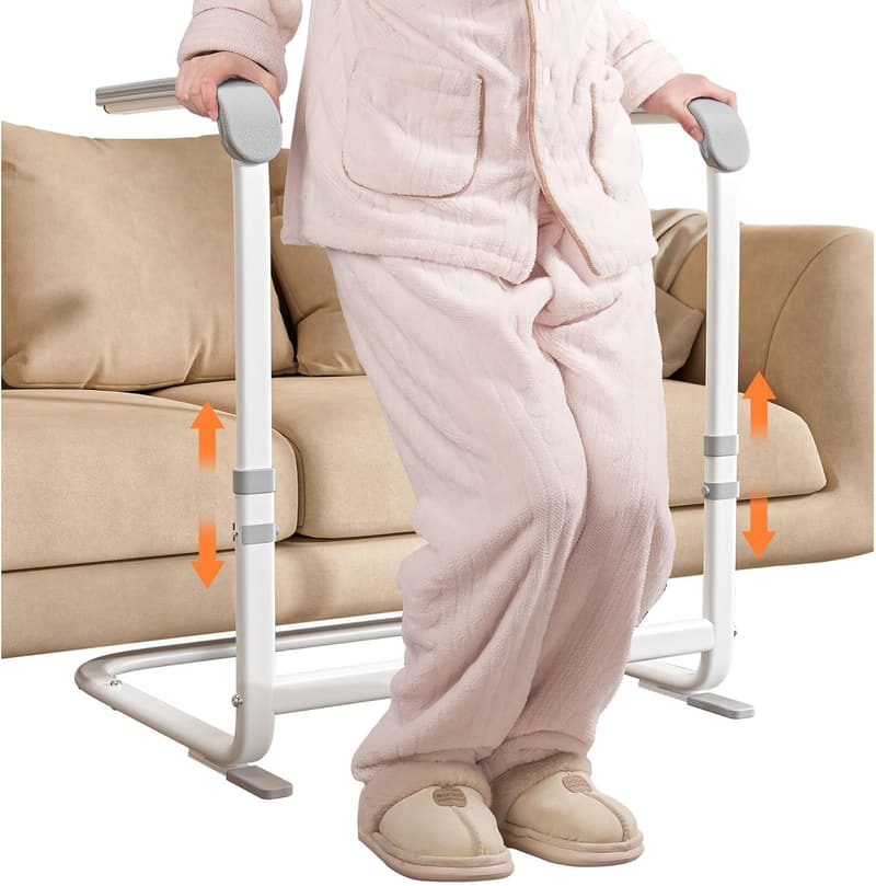 Height Adjustable Stand Assist Aid for Seniors, 21-inch Seat Width