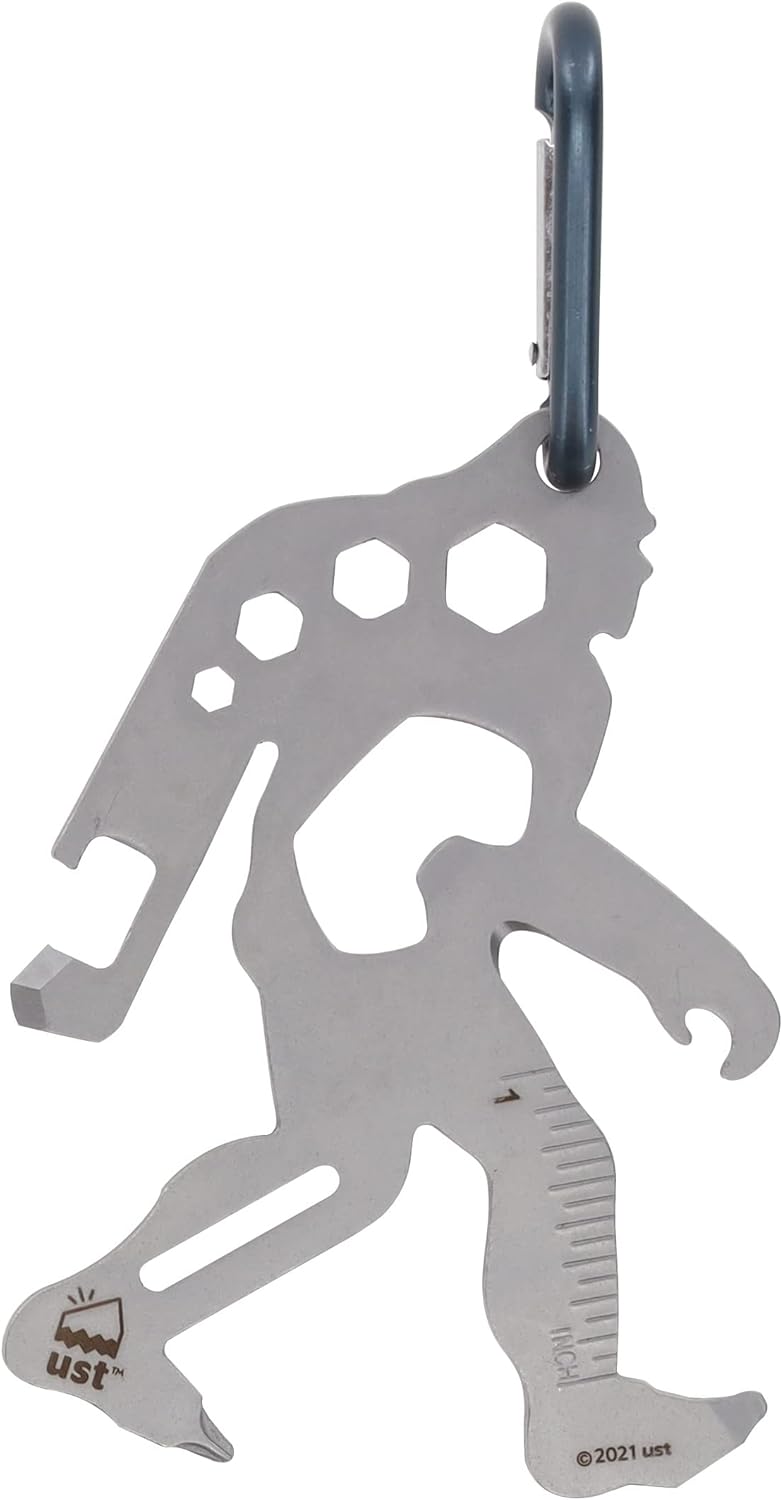 Durable Stainless Steel Multi-Tool Carabiner for Outdoor Adventures