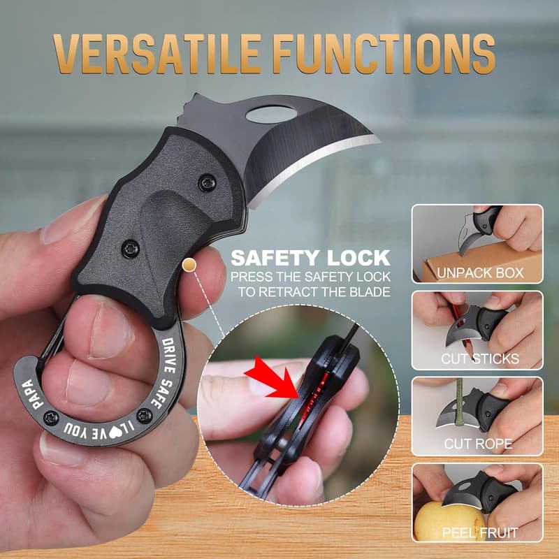 Father's Day EDC Tool Box Cutter for Papa - Camping & Fishing