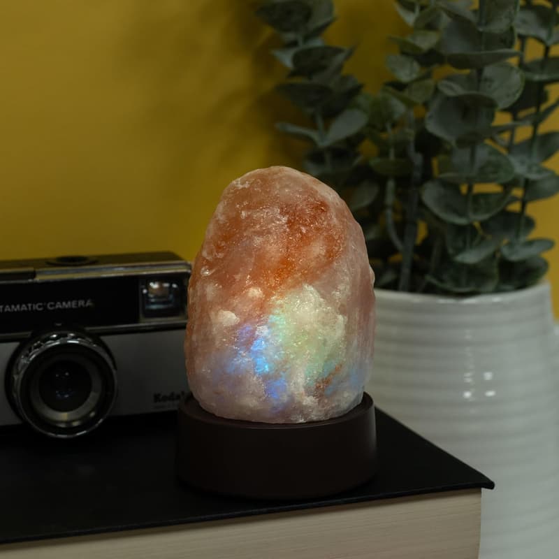 Miniature Himalayan Salt Lamp - Battery Operated Mood Light