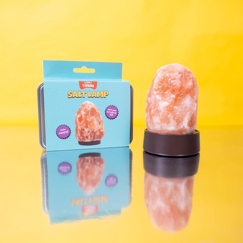 Miniature Himalayan Salt Lamp - Battery Operated Mood Light