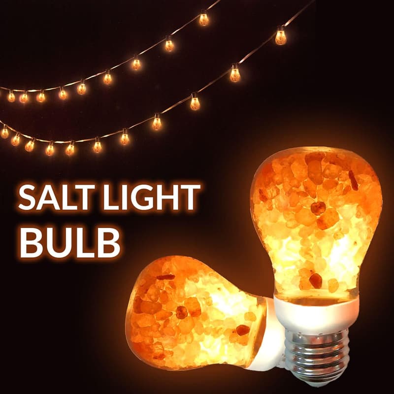 Himalayan Glow Warm Amber LED Light Bulbs, 4 Count