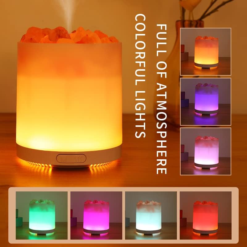 Himalayan Salt Lamp & Essential Oil Diffuser with USB Interface