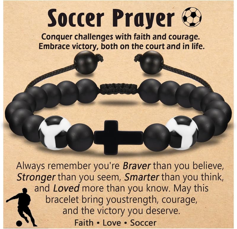 Teen Boys' Sports Bracelet Gifts for Birthday or Valentine's Day