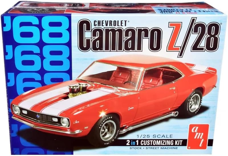 1968 Chevy Camaro Z/28 1:25 Scale Model Kit